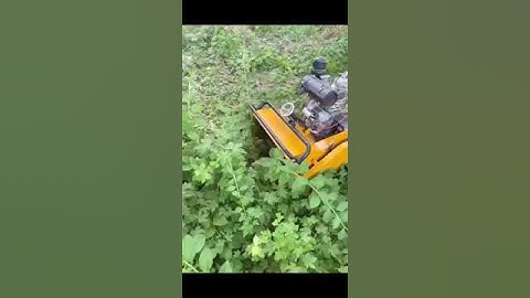 Máy cày xới đất mini máy cắt băm cỏ nông nghiệp máy lên luống tạo rãnh đa năng #automobile #farming