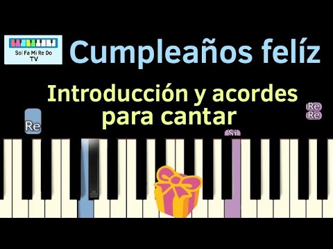 Cumpleaños Feliz Piano Tutorial fácil 🎁 como tocar notas, acordes con dos  manos para niños y adultos - YouTube