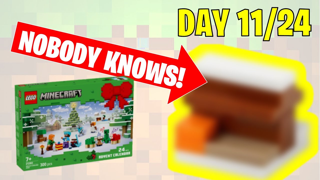 LEGO Minecraft Advent Calendar 2025: Day 11 - HELP - I Don't Know What It Is!