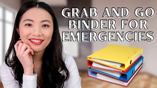 Preparing For Emergencies With Your Grab + Go Binder