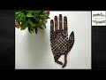 Latest henna designbeautiful hennasimple and easy designarthenna with sara