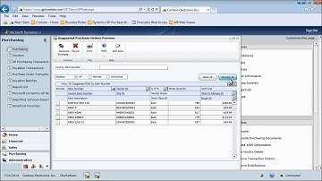 Purchase Order Processing in Microsoft Dynamics GP