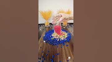 Satisfying Beads 📿🌈 ASMR 🔴 Reverse Video #reverse #asmr #satisfying