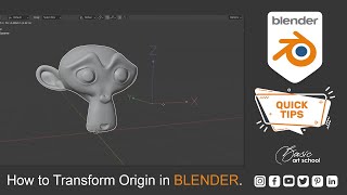 ORIGIN IN BLENDER | HOW TO SET ORIGIN IN BLENDER | PIVOT IN BLENDER #shorts