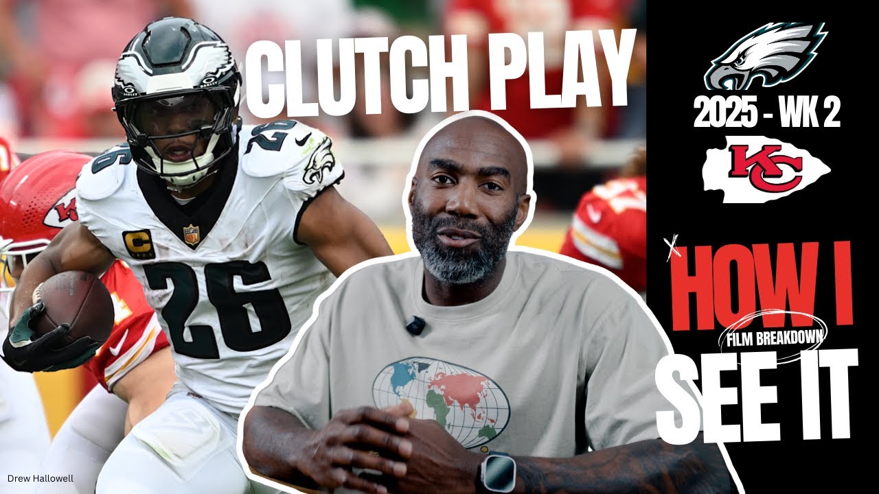 How Saquon Barkley Sealed the WIN in Eagles Super Bowl Rematch vs the Chiefs | NFL Film Breakdown