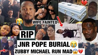 JNR POPE BURlAL😭ZUBBY MICHAEL RUN MAD💔JUNIOR POPE WIFE FAINTD ZUBBY MICHAEL DESTINY ETIKO RUBY VIDEO