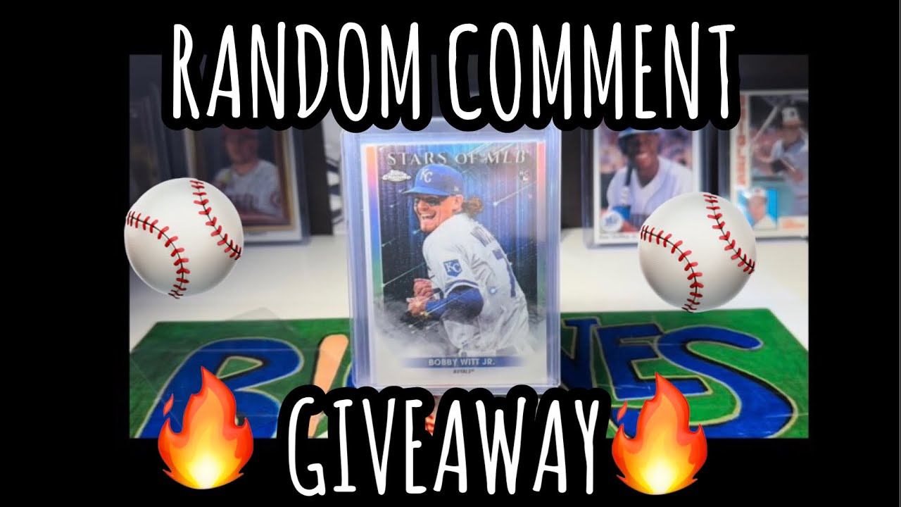 🎈🎉RANDOM COMMENT GIVEAWAY #1 BASEBALL CARD FUN!! BIG WES SPORTS CARDS🎉🎈