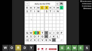 Dordle of the Day for 8/4/2022 Tips/Strategies And Answer | Dordle #192