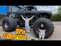 Monster Truck Build - 1st engine startup & drive ep8