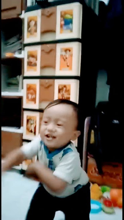 BAYI LUCU BANGET JOGET TIKTOK AMPUN BANG JAGO #shorts #kidsplay
