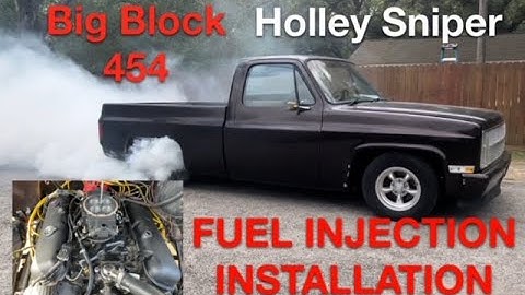 454 C10 HOLLEY SNIPER EFI INSTALL