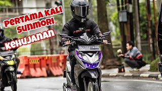 Pertama Kali Sunmori Kehujanan | Beat Vlog