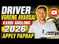 Driver Voreng Avarsai//Karbi Anglong 2026//Class VIII Pass ta chok//Apply Paprap Ik Non