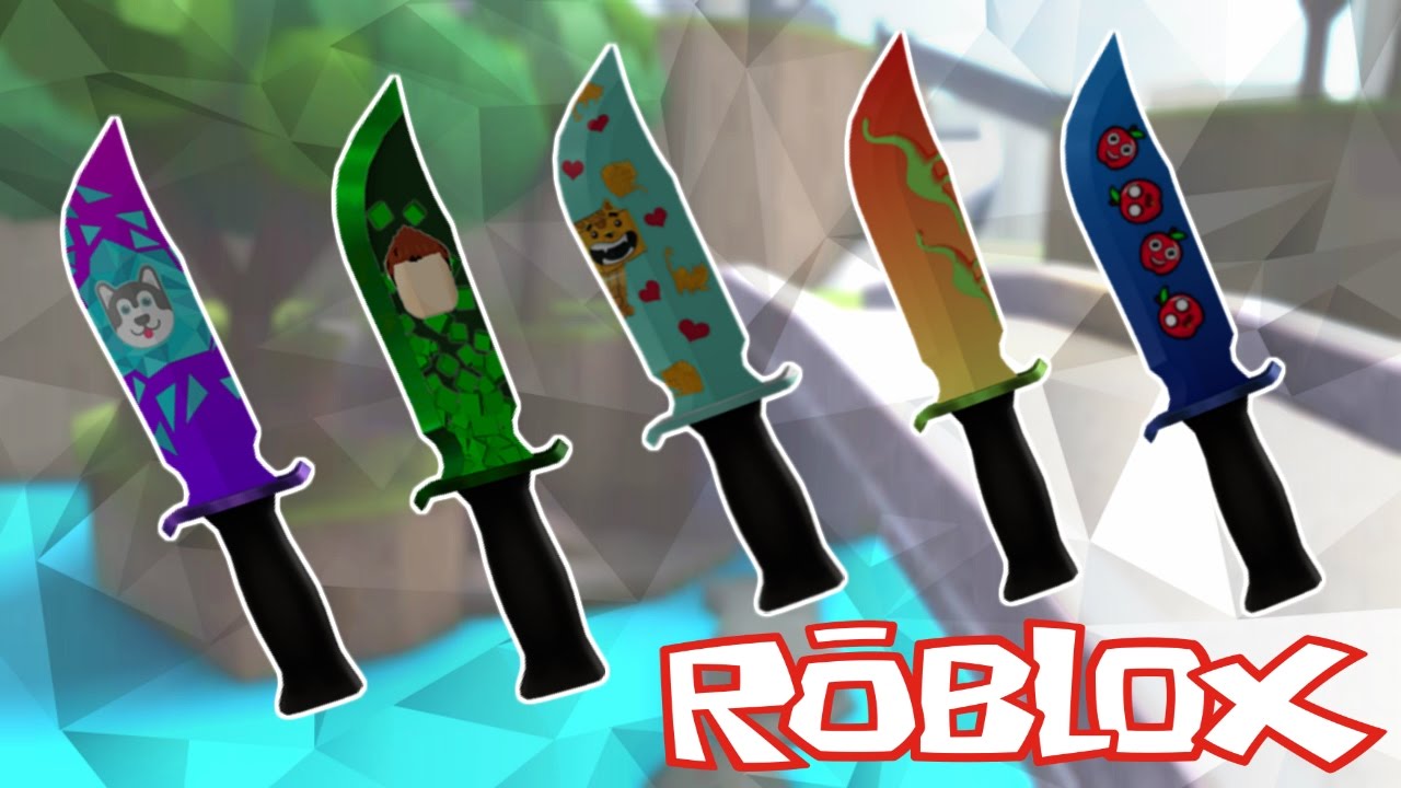 How To Get Youtuber Knifes Murder Mystery 2 Codes Youtube