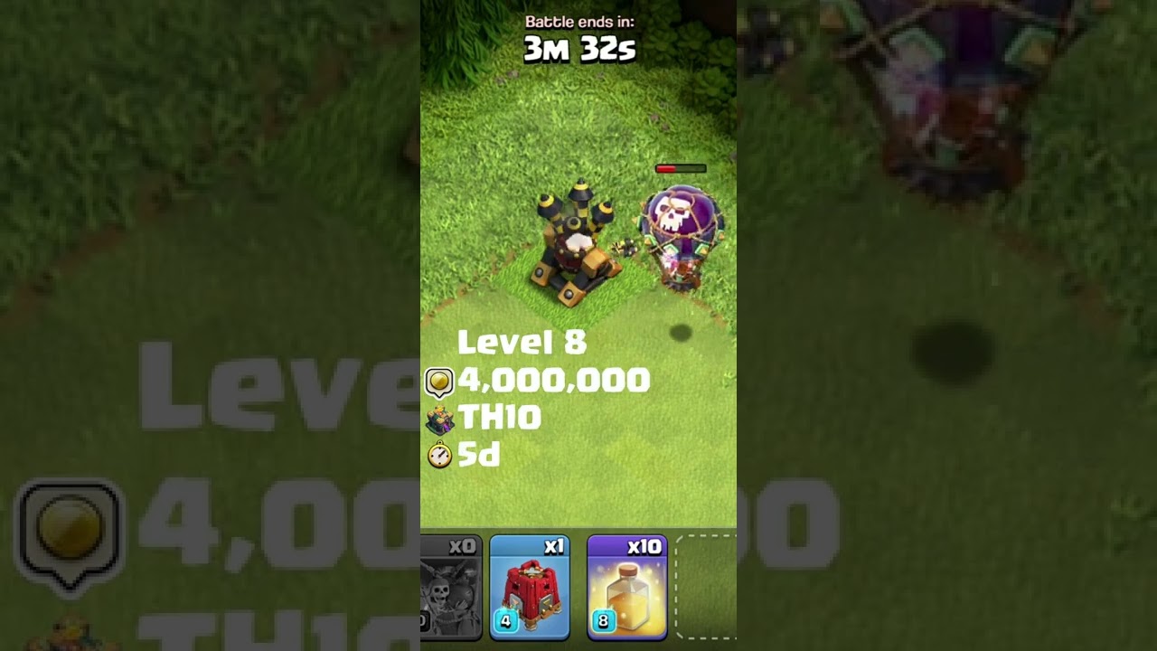 Air Defence All Levels + Animation + Cost + TH Level + Time  Clash of Clans