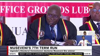 Ugandas Inbent President Yoweri Museveni Declared Winner Of Thursdays Election