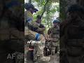 Ukrainian military is talking with his friend #shorts