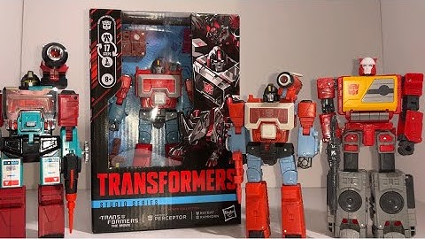 New transformers studio series 86 Perceptor review. Updated MTMTE mold & SS original comparison 
