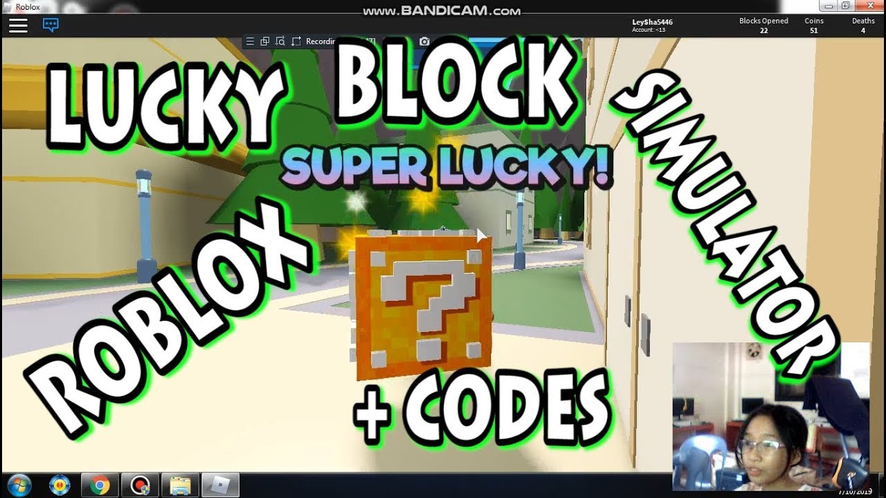 Roblox Lucky Block Simulator Codes Youtube