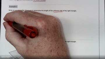 8th Grade Eureka Math Module 7: Lesson 1 - Pythagorean Theorem