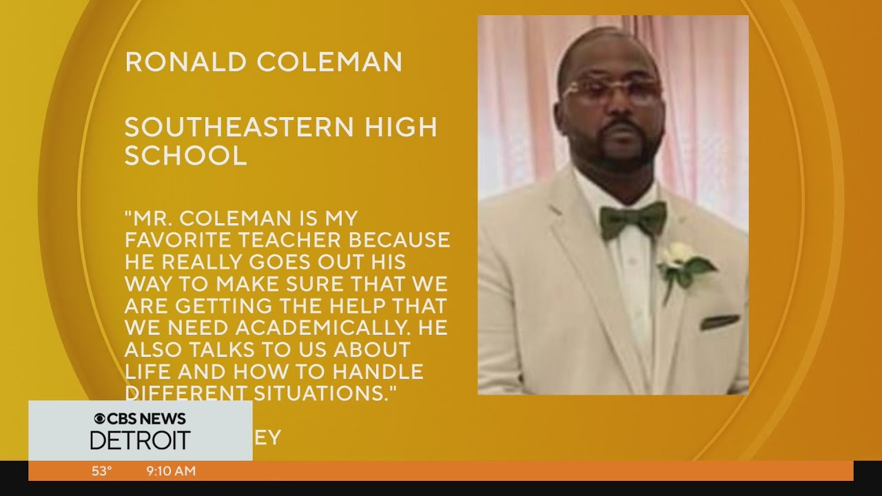 Teacher Appreciation Week: Ronald Coleman of Detroit Southeastern High School