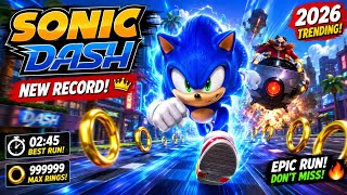 Sonic Dash 2026 Gameplay 🔥 New Update Full Run | No CommentarySonic