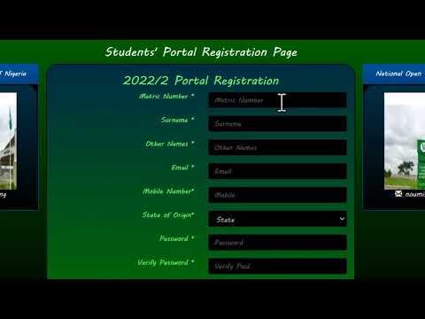 How to register on the portal as a New/Returning student | NOUN | BBCNOUN