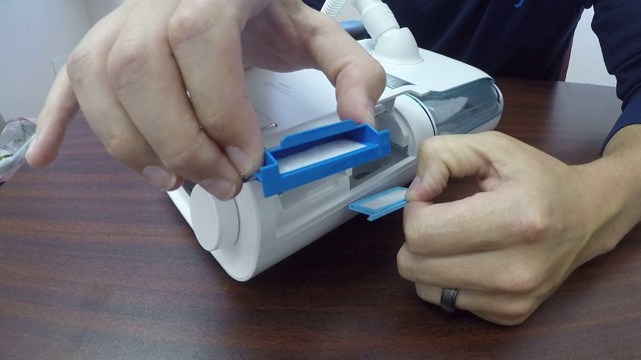 DreamStation CPAP-Filter Maintenance - YouTube