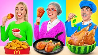 Reto De Cocina Yo vs Abuela | Hacks y Trucos de Cocina por Mega DO Challenge screenshot 4