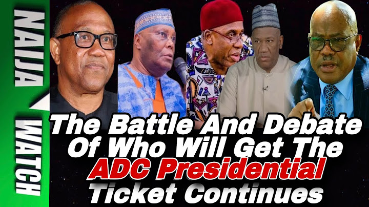 (5-7-25) The Battle And Debate Of Who Will Get The ADC Presidential Ticket Continues