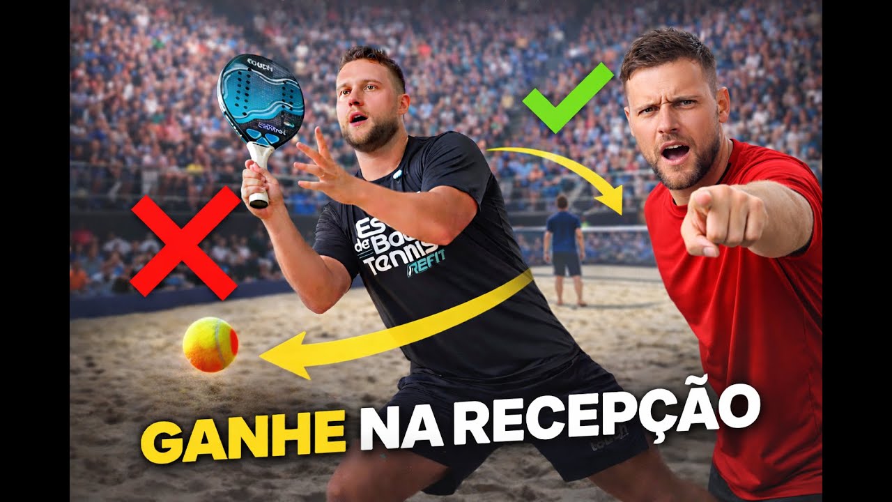 COMO NEUTRALIZAR QUALQUER SAQUE NO BEACH TENNIS
