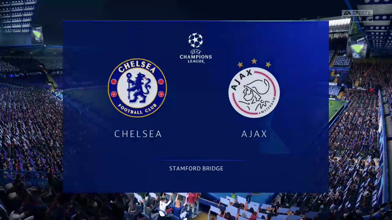 FIFA 20 CHELSEA VS AJAX CHAMPIONS LEAGUE