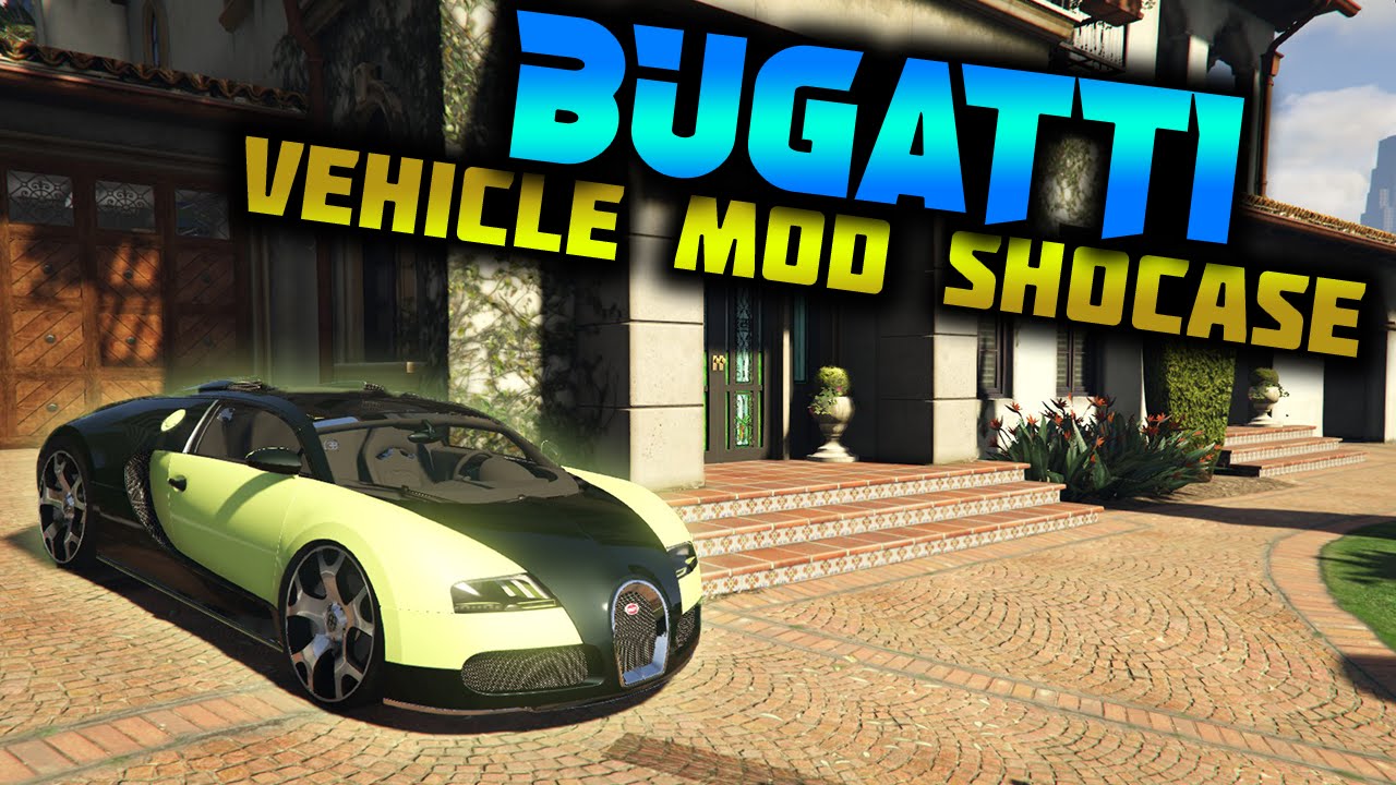 Bugatti Veyron Vehicle Showcase! (GTA 5 Mod Showcase)