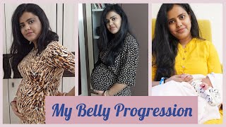 Belly Progression week by week | MY PREGNANCY JOURNEY