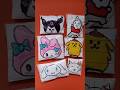 Kuromi My Melody Cinnamoroll Pochacco Pompompuri Hello Kitty Shorts Sanrio Squishy 