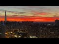 Beautiful sunset (ЖК ГУСИ ЛЕБЕДИ) (вид на Лахта центр) ЖК GUSI-ЛЕБЕДИ