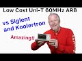 Gnrateur unit arb 60 mhz  faible cot vs siglent vs koolertron utg962e arbgenerator