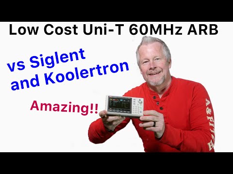 Low Cost Uni-T ARB 60 MHz Generator vs Siglent vs Koolertron