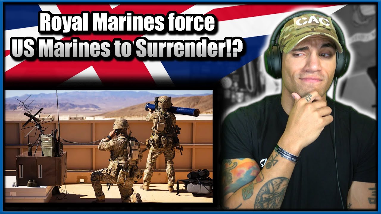 Королевские морские пехотинцы заставили американских морских пехотинцев сдаться!? — реакция морск...