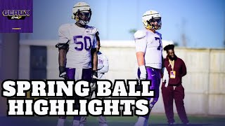 LSU Spring Football Highlights: March 23rd, 2024