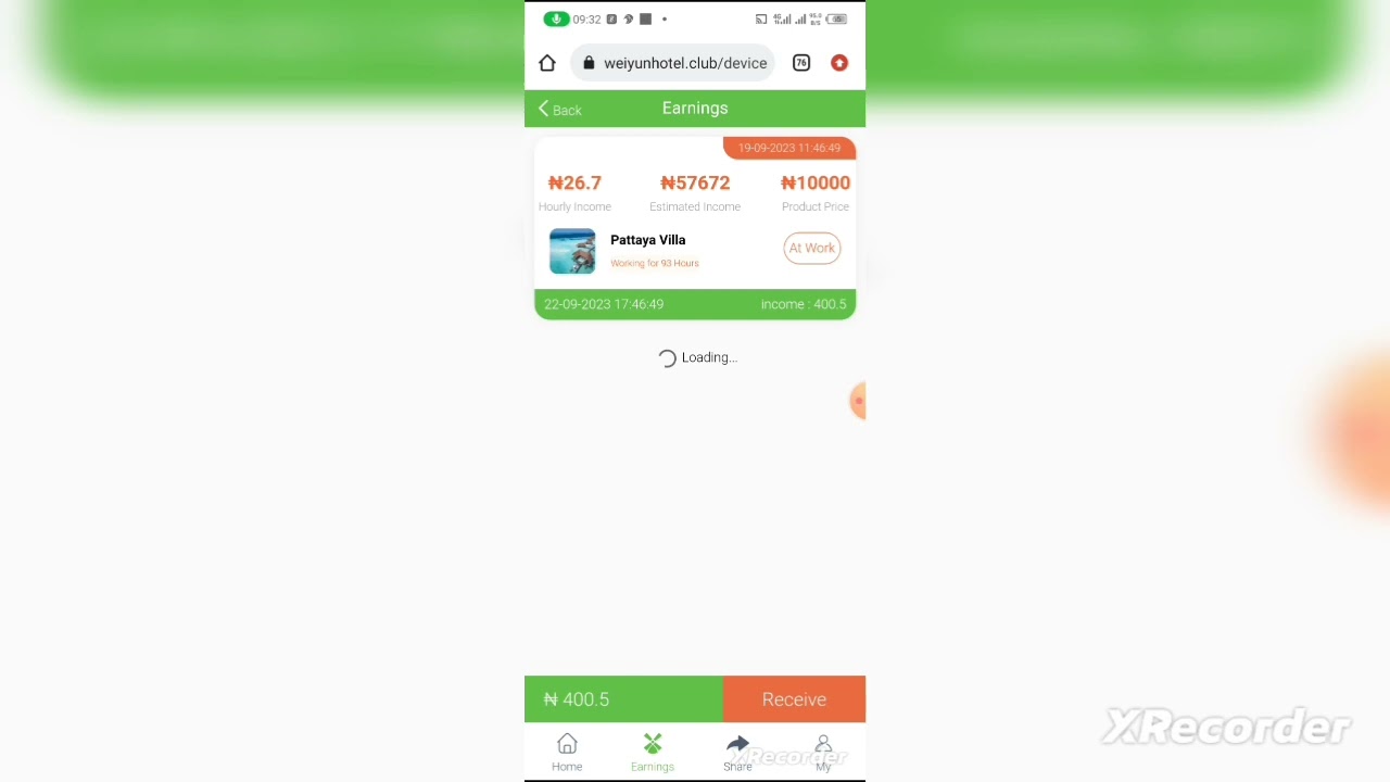 A LIVE WITHDRAWAL PROOF FROM (weiyunhotel.club)