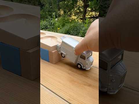 Marble Run & 1977 Tomica Dandy Citroën H Truck Silver #slope #marblerun
