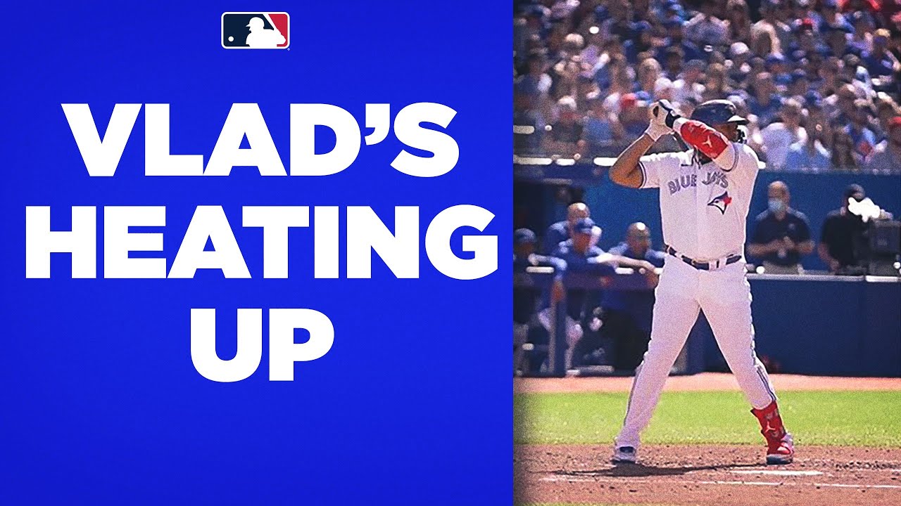 He's HEATING UP! Vlad Guerrero Jr. has 3 HOMERS in his last 4 GAMES!