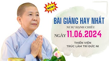BÀI GIẢNG SIÊU HAY - Ni sư Hạnh Chiếu (11.06.2024)