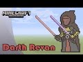 Minecraft: Pixel Art Tutorial and Showcase: Darth Revan (Star Wars)