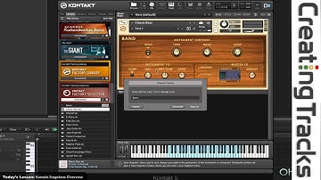Kontakt Snapshots Overview - Creating Tracks