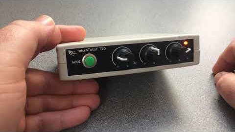 The microT20 Morse tutor