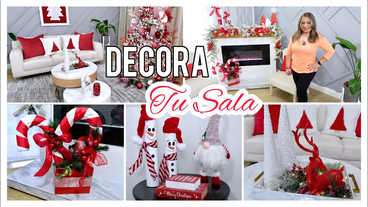 COMO DECORAR TU SALA COMO DE REVISTA PARA NAVIDAD 🎄CAMBIO COMPLETO  😍RINCONCITO ESPECIAL, image size:1280x720