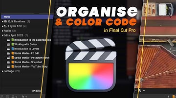 Colour Code & Organise Project Libraries in Final Cut Pro