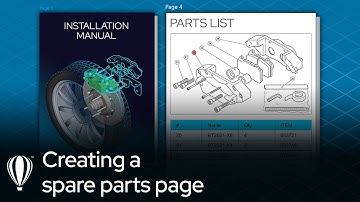Create spare parts pages with interactive SVG support | Corel DESIGNER 2021
